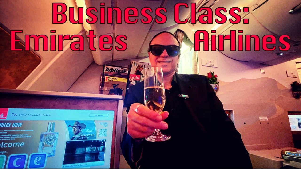 Flying Emirates Business Class from Munich to Dubai | Lounge Reviews + Luxury Travel Vibes!