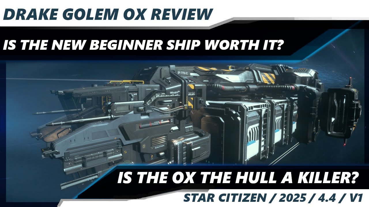 Star Citizen 4.4 | Обзор Drake Golem OX | Станет ли новый корабль Drake лучшим стартовым грузовым...