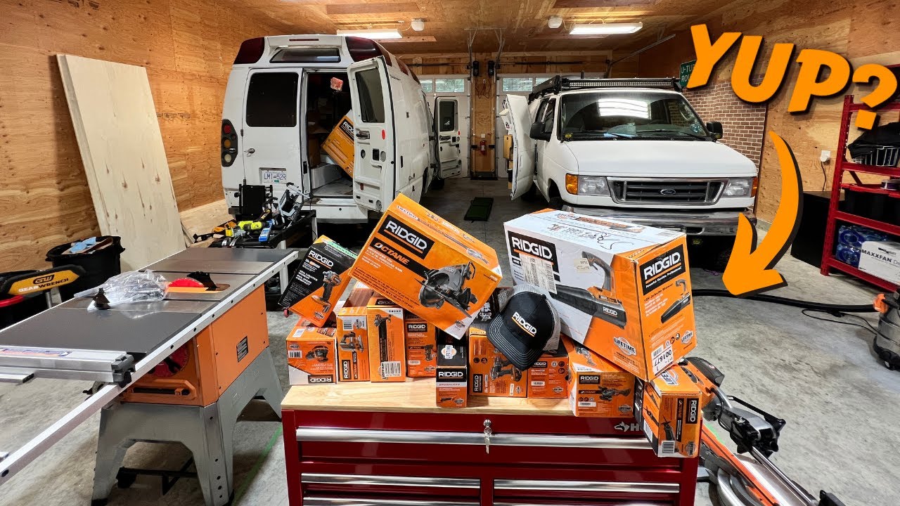 This Whole VAN LIFE SHOP Thing JUST GOT REAL... WANNA BUILD A VAN???