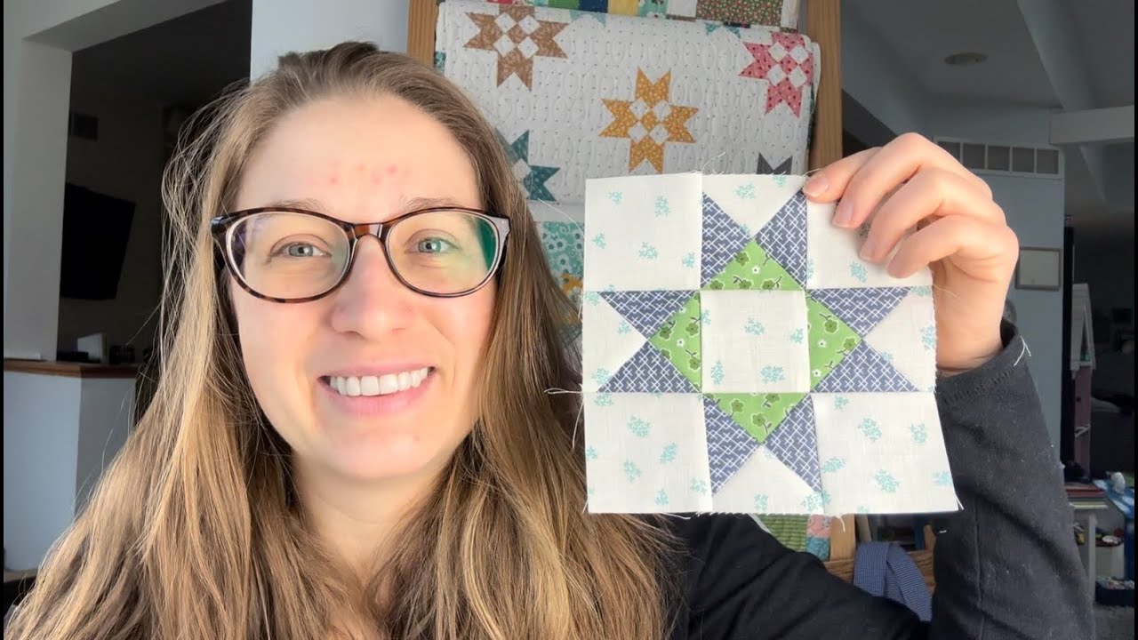 2023 Scrappy Sampler- Block 38- ohio star quilt block tutorial
