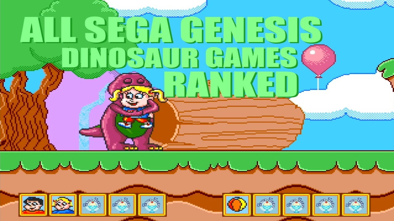 ALL Sega Genesis Dinosaur Games Ranked (Retro Sunday)