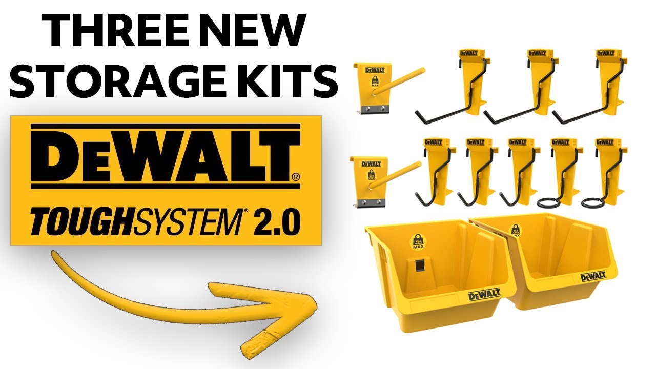 3 New DeWalt Tool Storage Kits! ToughSystem Storage Review