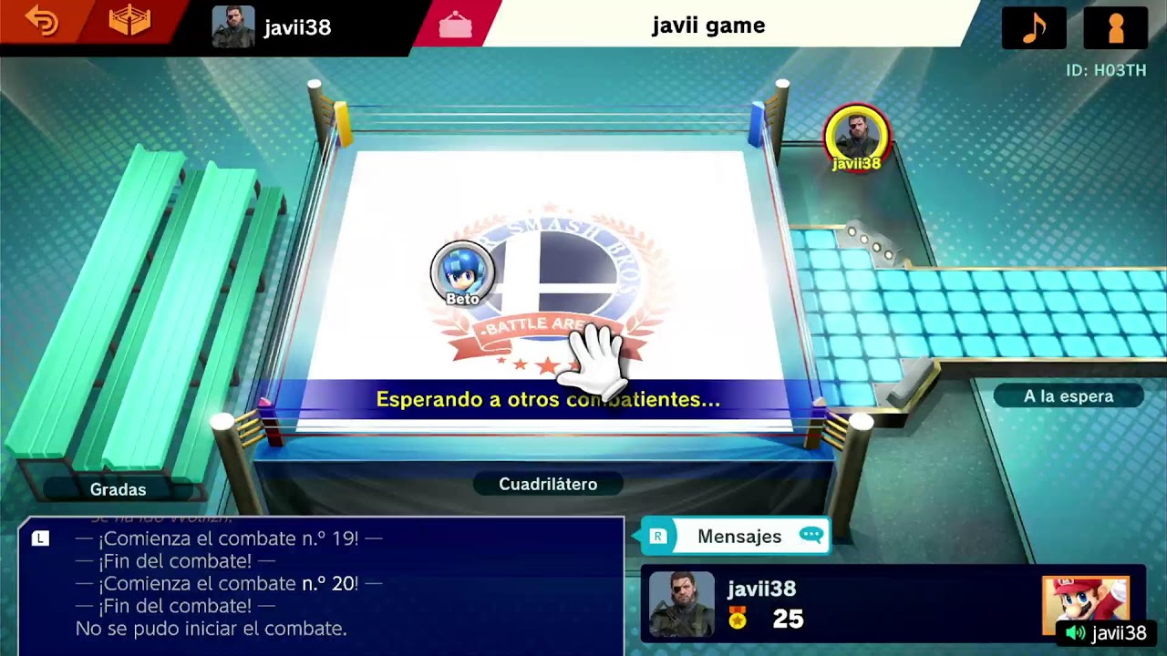 smash bros en linia a recuperar mi titulo