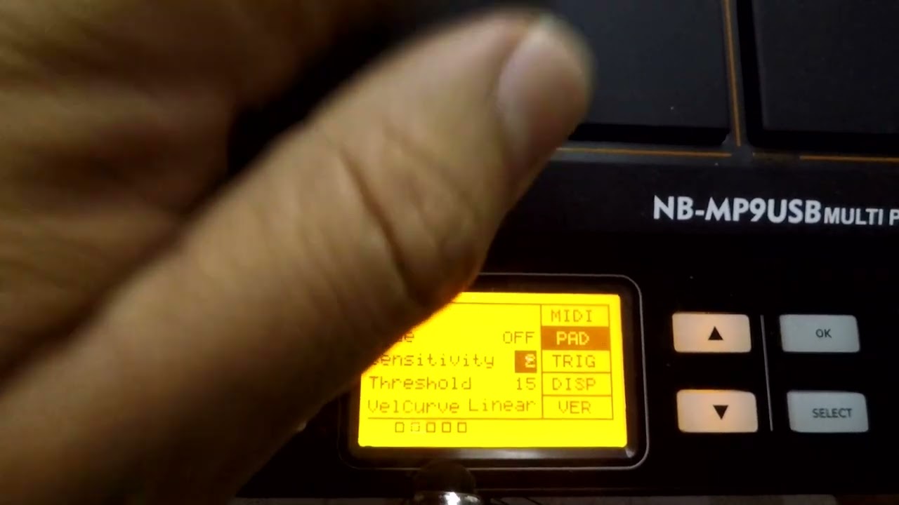 Video Manual Multi Pad NB-MP9USB Menú SETUP