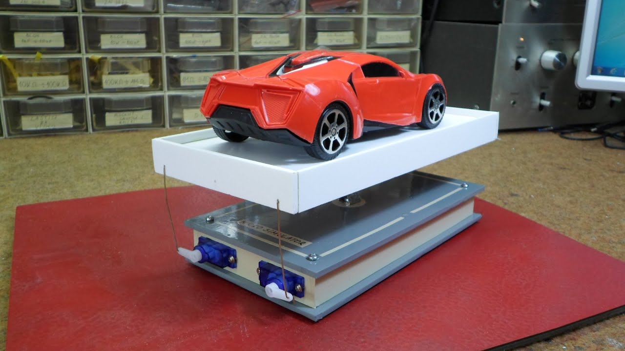 DIY Arduino 2d motion Racing  Simulator