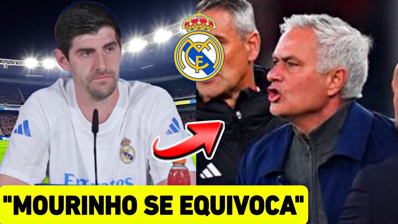 COURTOIS DESTRUYE A MOURINHO EN RUEDA DE PRENSA POR VINICIUS Y PRESTIANNI REAL MADRID 1-0 BENFICA