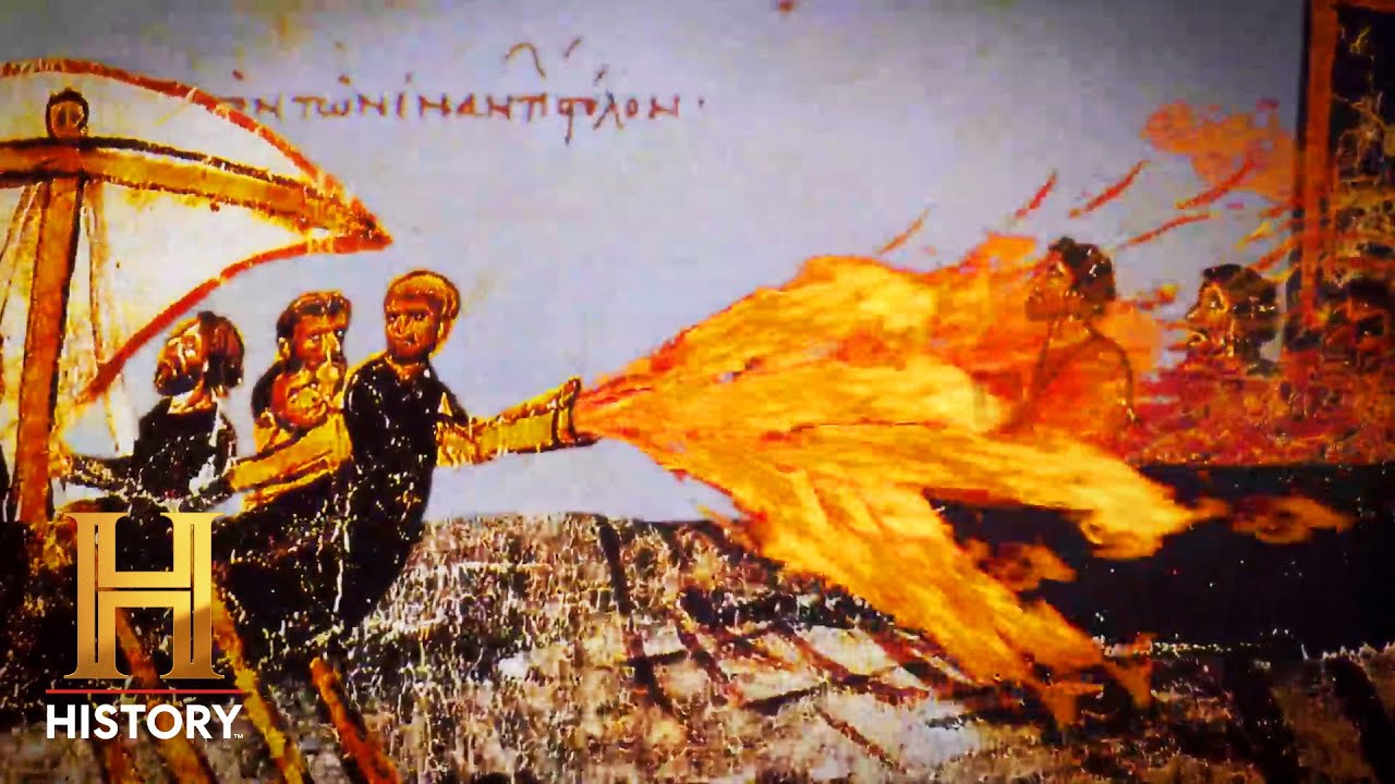 The UnXplained: Greek Fire Is Every Sailor's Deadly NIGHTMARE | History