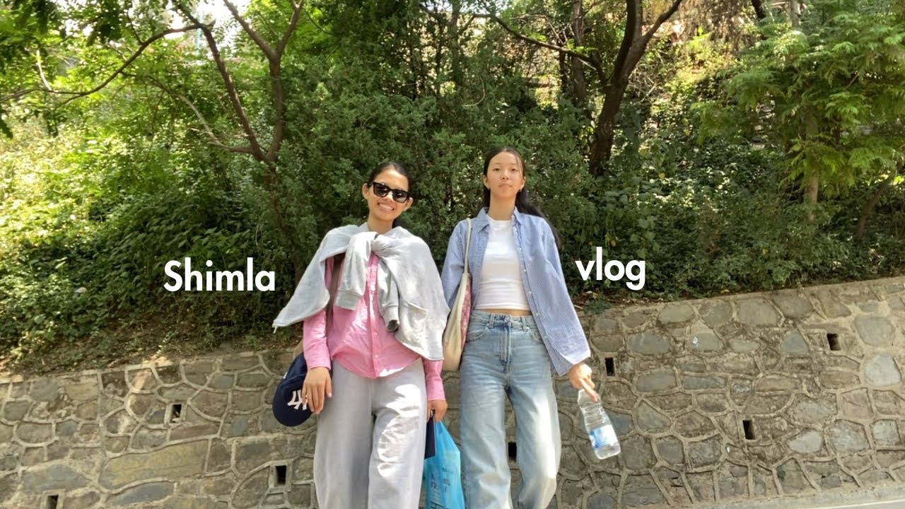Shimla vlog(epi 1): travelling, mall road, nature and etc.