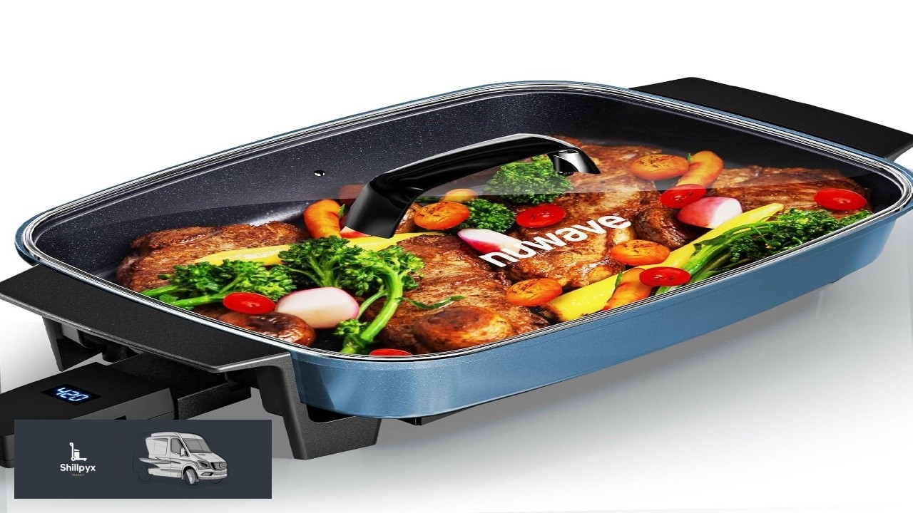 Nuwave Medley XL Digital Electric Skillet Family Size Griddle w Glass Lid 2025