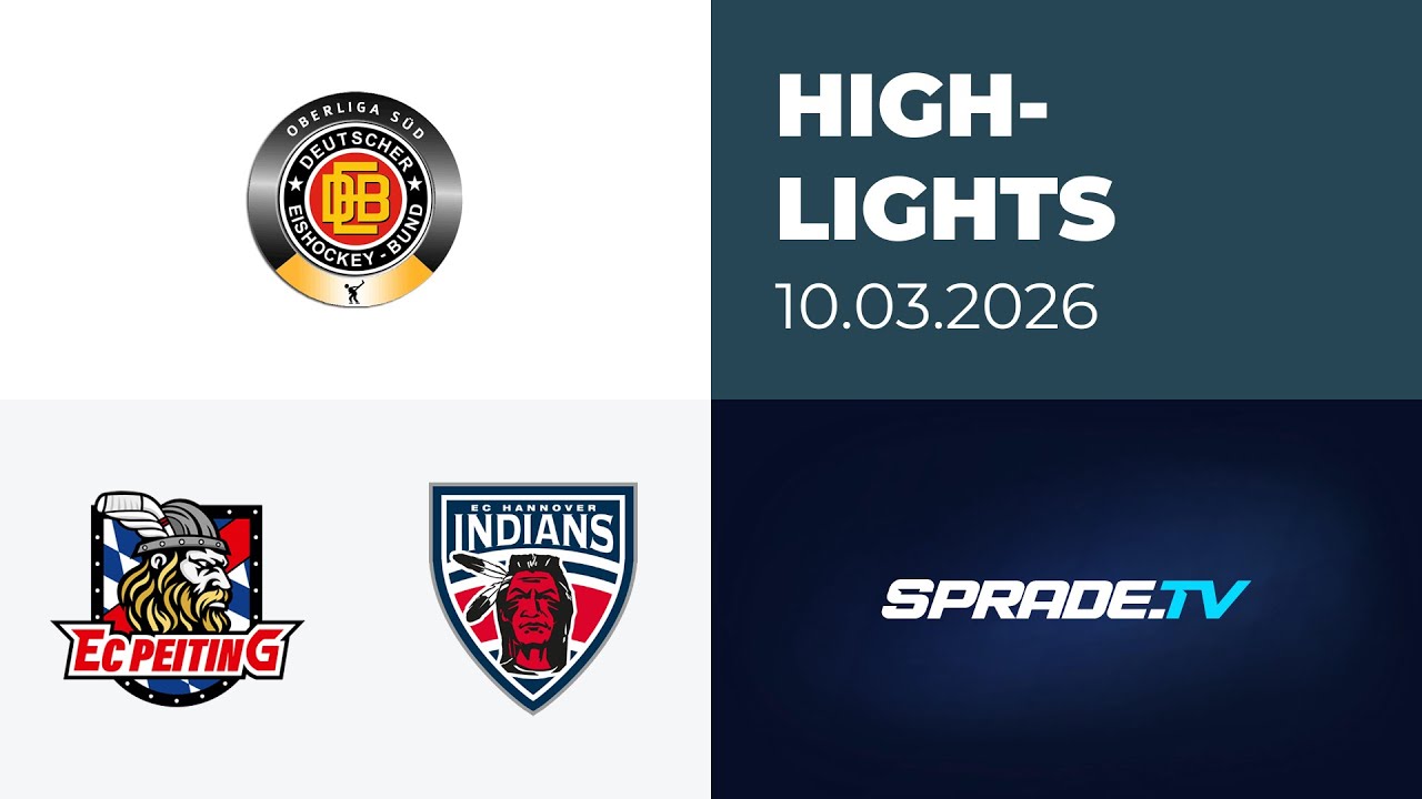 10.03.2026 - Highlights - EC Peiting vs. Hannover Indians