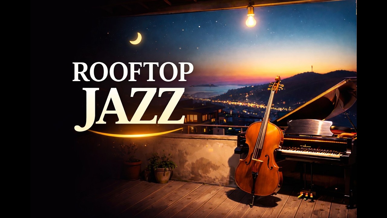 Rooftop Night Jazz | Smooth Jazz Above the Sleeping City