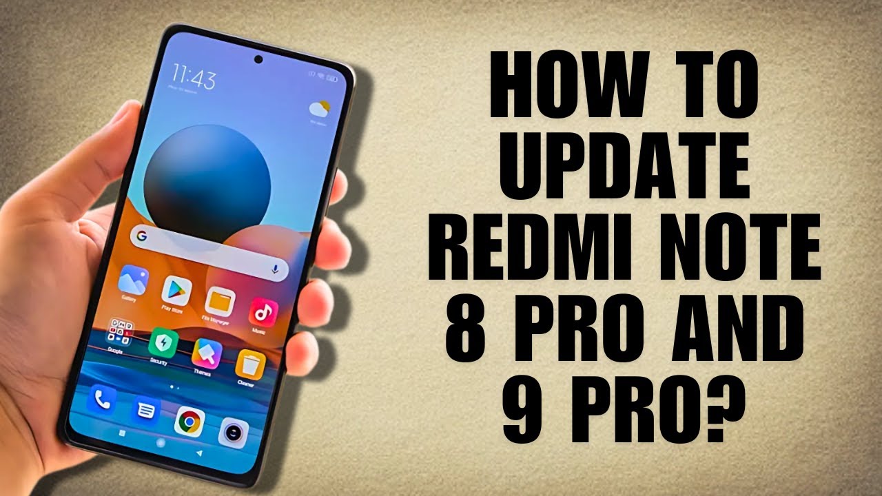 Как обновить redmi note 8 pro и 9 pro?