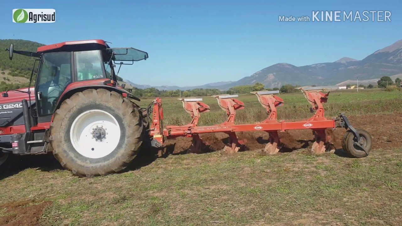 NEW HOLLAND FIAT AGRI G240| KUHN VARIMASTER 151| QUADRIVOMERE | ARATURA 2019| SOUND| POWER| fARMING