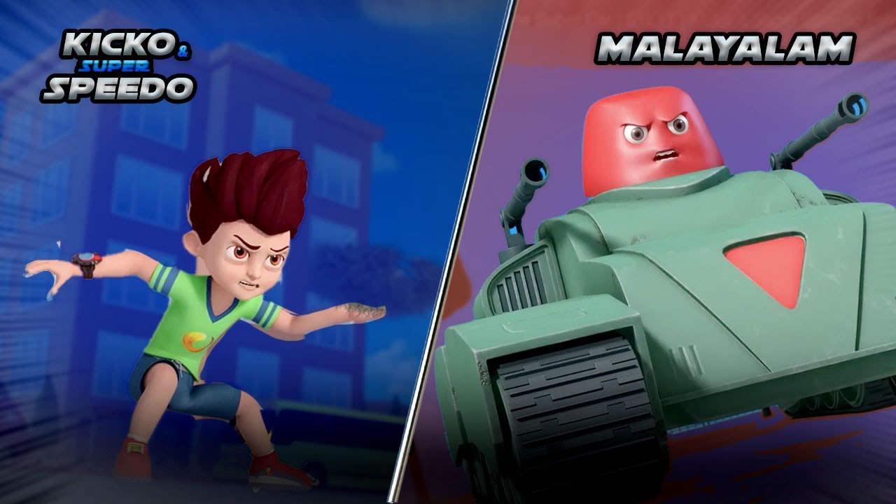 New Episodes Of Kicko & Super Speedo In Malayalam | മിലിറ്ററി ടാങ്ക് അറ്റാക്ക് | Kids Cartoon