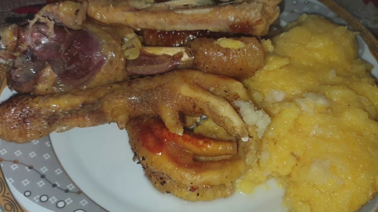 Friptura de cocos, gaina de tara