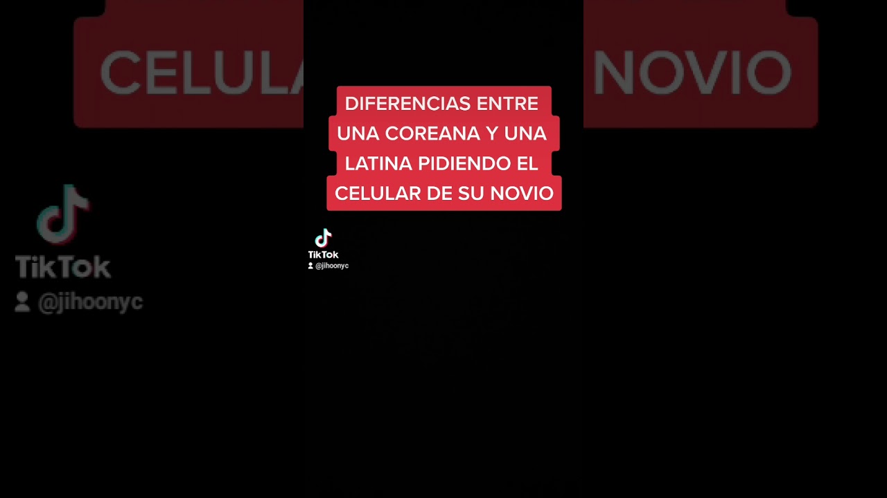 C&oacute;mo pide el celular de su novio una COREANA vs. LATINA