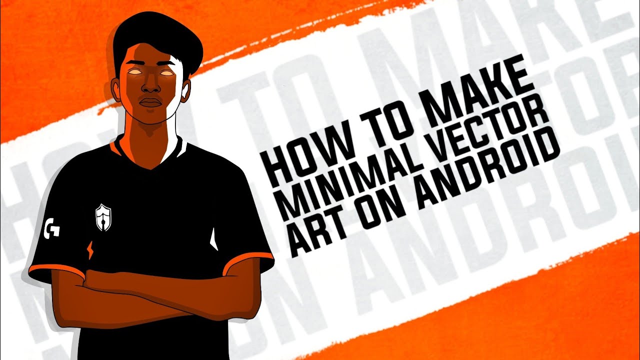 How To Make Minimal Vector Art On Android ll Ibis Paint Tutorial ll Mrgraphiz