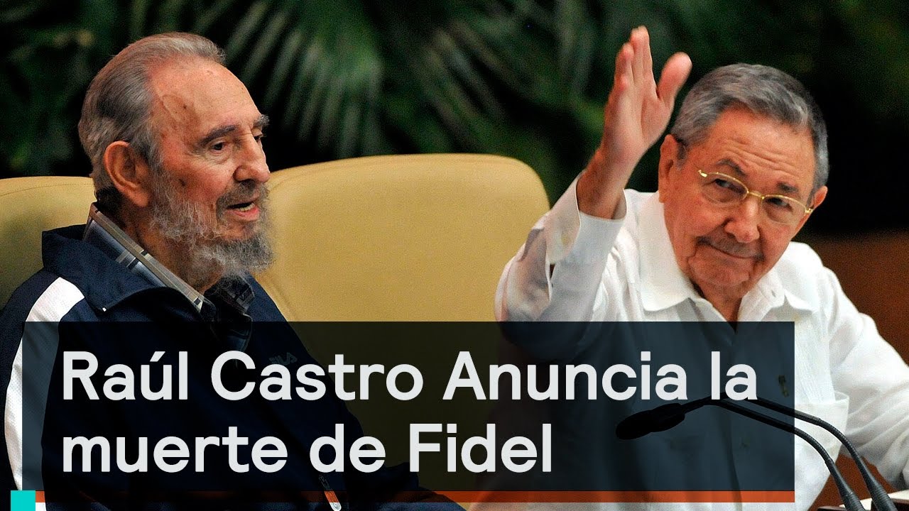Raúl Castro anunció así la muerte de su hermano