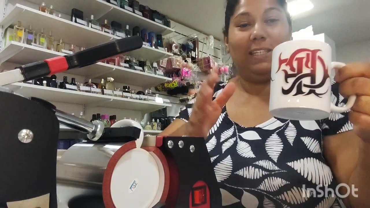 Mais canecas saindo por aqui 👏🏼 alterei o tempo da prensa e ficou melhor a sublimação ☺️
