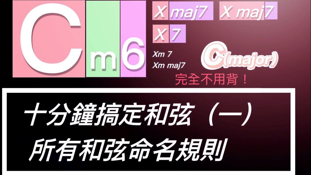 吉他教學ep14.完全不用背！十分鐘理解所有和弦命名規則 概念篇#吉他教學 #acoustic #樂理 #和弦組成#和弦命名#三和弦#alt和弦#dadarwood