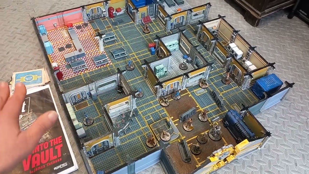 into the vault. 3D printing modiphius Fallout vault