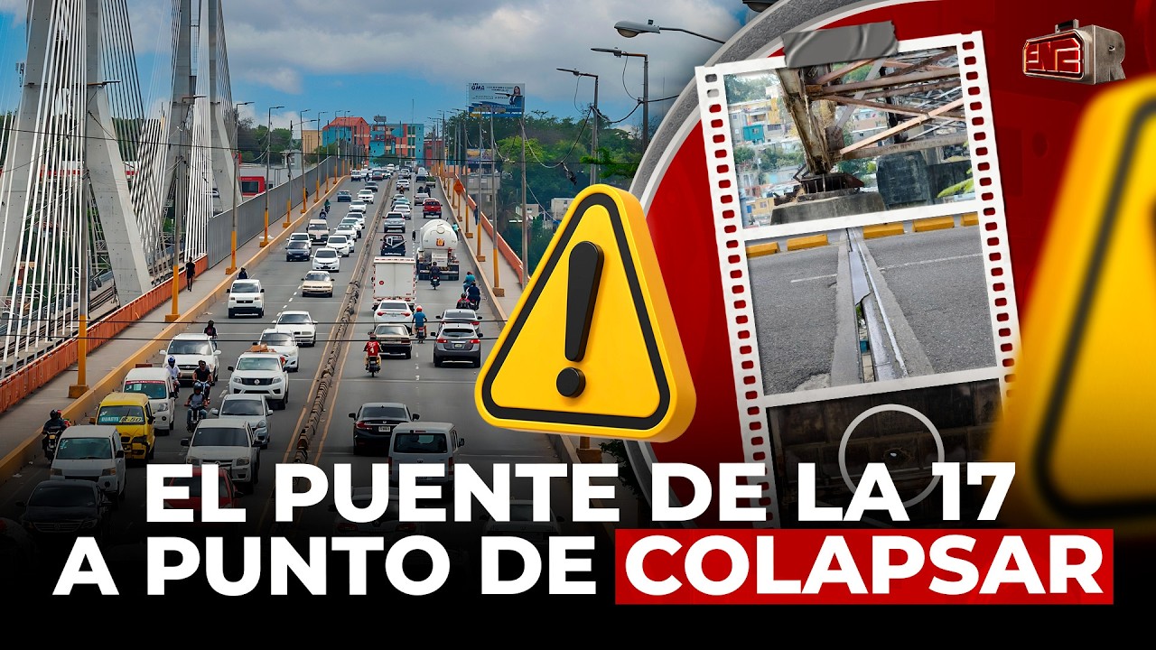 EL PUENTE DE LA 17 A PUNTO DE COLAPSAR COMO EL JET SET ¡EVITEMOS OTRA TRAGEDIA!