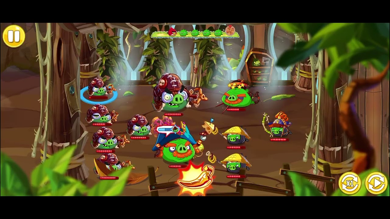 Angry Birds Epic Pig Friends - Snor, Pirata Vs Pequeno Ninja 