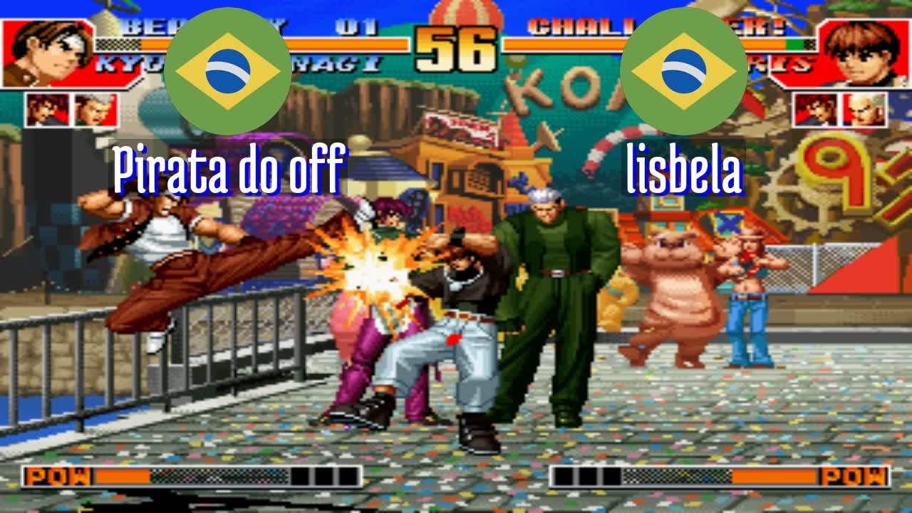 FT5 @kof97: Pirata do off (BR) vs lisbela (BR) [King of Fighters 97 Fightcade] Aug 27