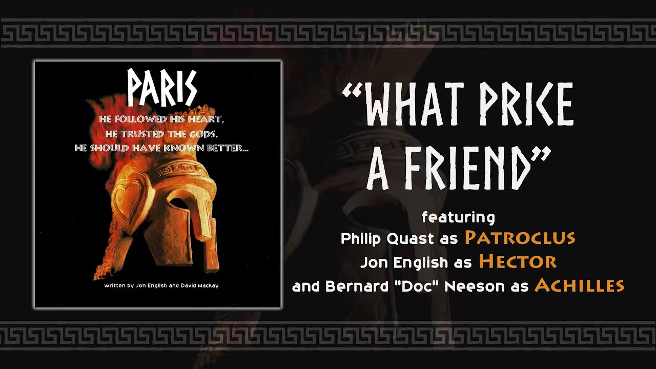 What Price a Friend — Paris the Musical (Lyric Video) [OCR Australia 1990/2003]