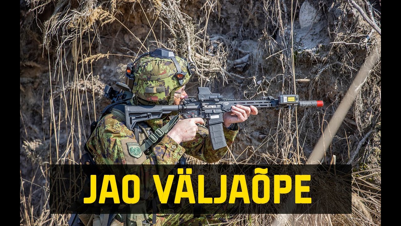 Väljaõpe - Jalaväejao väljaõpe Pärnumaa maleva näitel