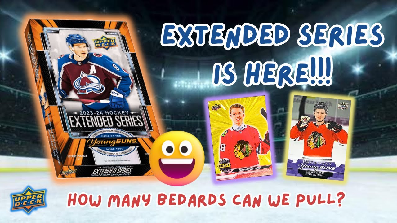 UNBOXING 2023-24 UPPER DECK EXTENDED SERIES HOCKEY IN SEARCH OF BEDARD!
