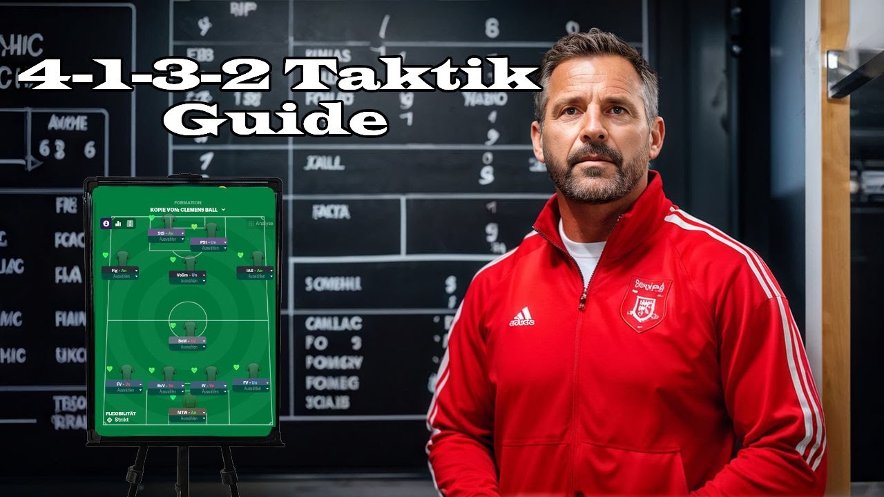 DIESE TAKTIK IST ZU OP!! 4-1-3-2 Taktik Guide - FM24