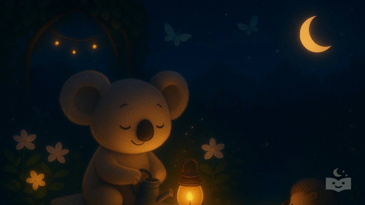 Koala's Moonlit Garden 🌙 Gentle Nighttime Lullaby for Sweet Dreams by BrightTales Sleep