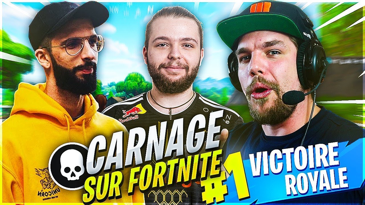 CARNAGE SUR FORTNITE ?! ft VITALITY ROBI ET SACKZI