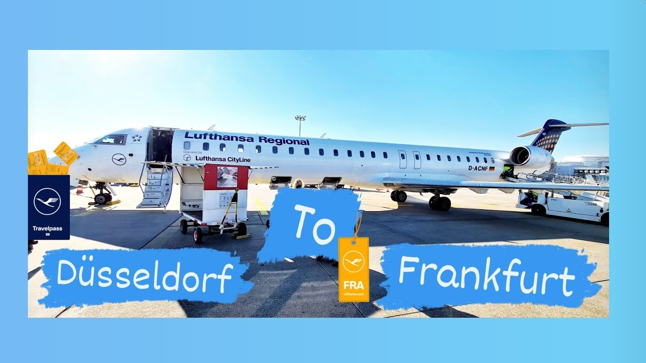 Lufthansa CRJ 900 | D&uuml;sseldorf to Frankfurt