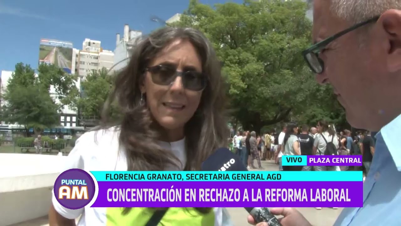 MÓVIL EN VIVO DESDE PLAZA CENTRAL CON FLORENCIA GRANATTO AGD