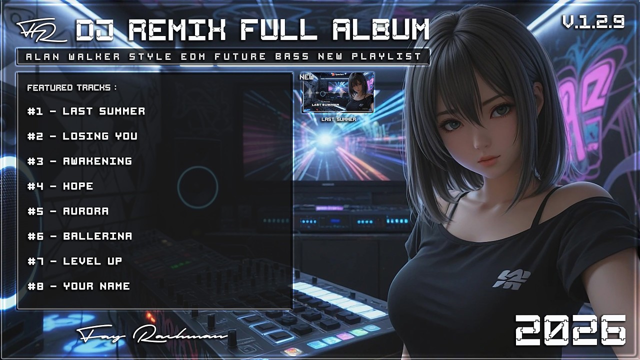 Alan Walker, Fay Rachman Style - DJ Remix Full Album | New Playlist 2026 v.1.2.9 #EDM #Remix #Chill