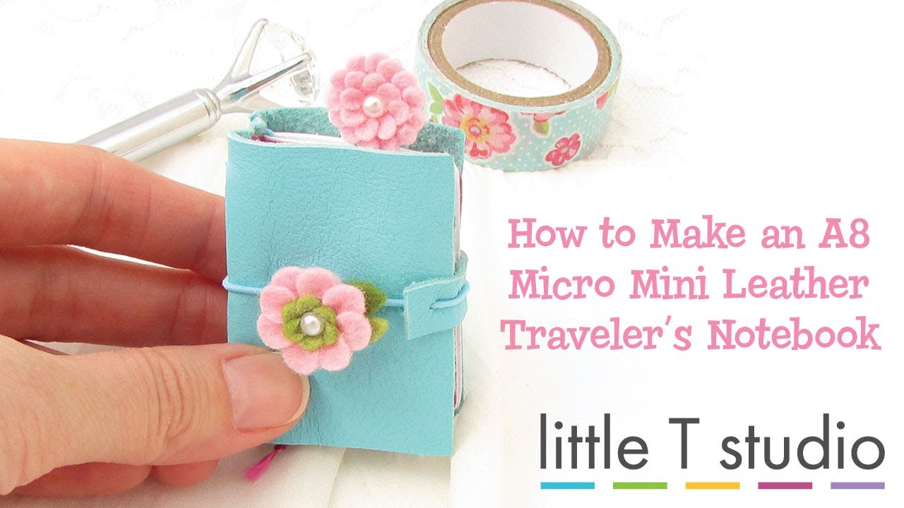 How to Make an A8 Micro Mini Travelers Notebook