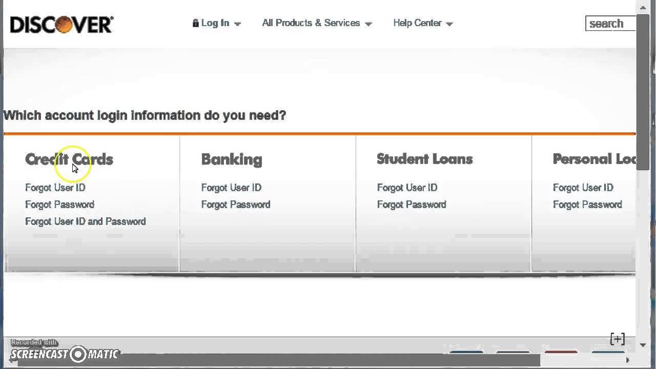 Discover Credit Card Login | www.discovercard.com
