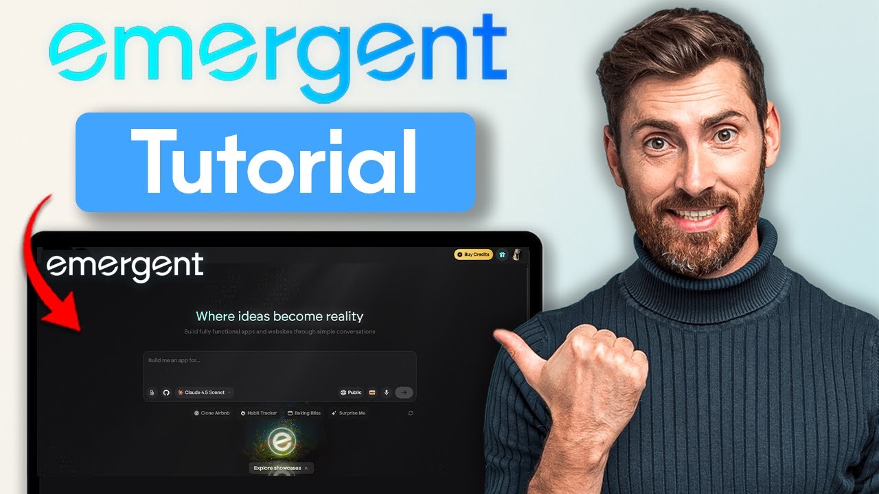 Emergent AI Tutorial for Beginners (2026) | How to Use Emergent AI for Building Apps Fast