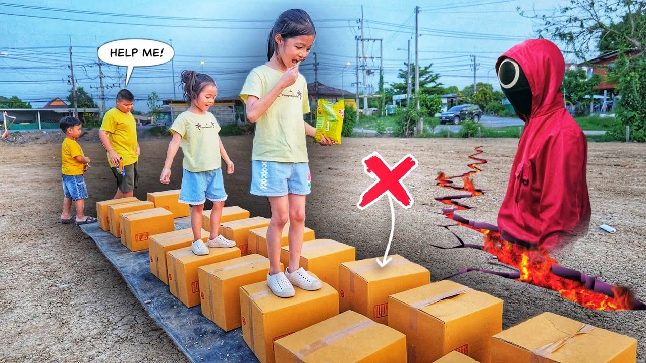 สควิดเกม ⭕ กล่องกระดาษเสี่ยงดวง | บริ้งค์ไบรท์