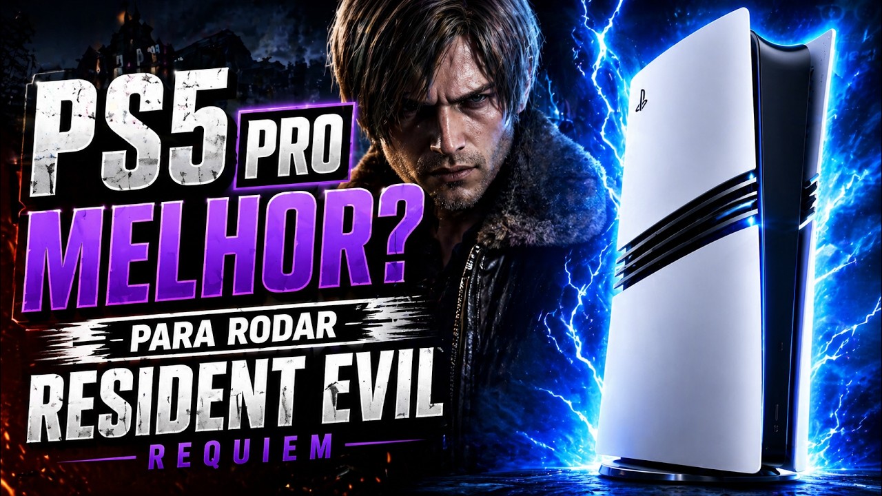 PS5 PRO Tá Valendo a Pena Pra Rodar Resident Evil Requiem