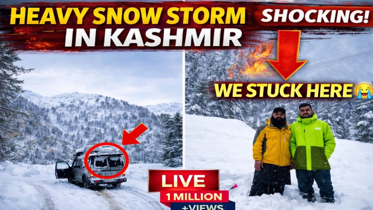 Kashmir Snow Storm ❄️ | Winter Camping at Haji Peer & Murree | Grip on Travel 