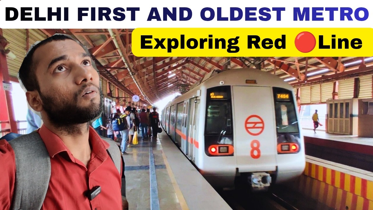 🚇 Welcome to Shaheed Sthal Metro Station | Delhi Metro Red Line Journey ❤️&zwj;🔥