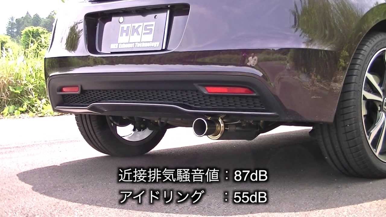 HONDA CR-Z  HKS NEW Silent Hi-Power Muffler+METAL CATALYZER
