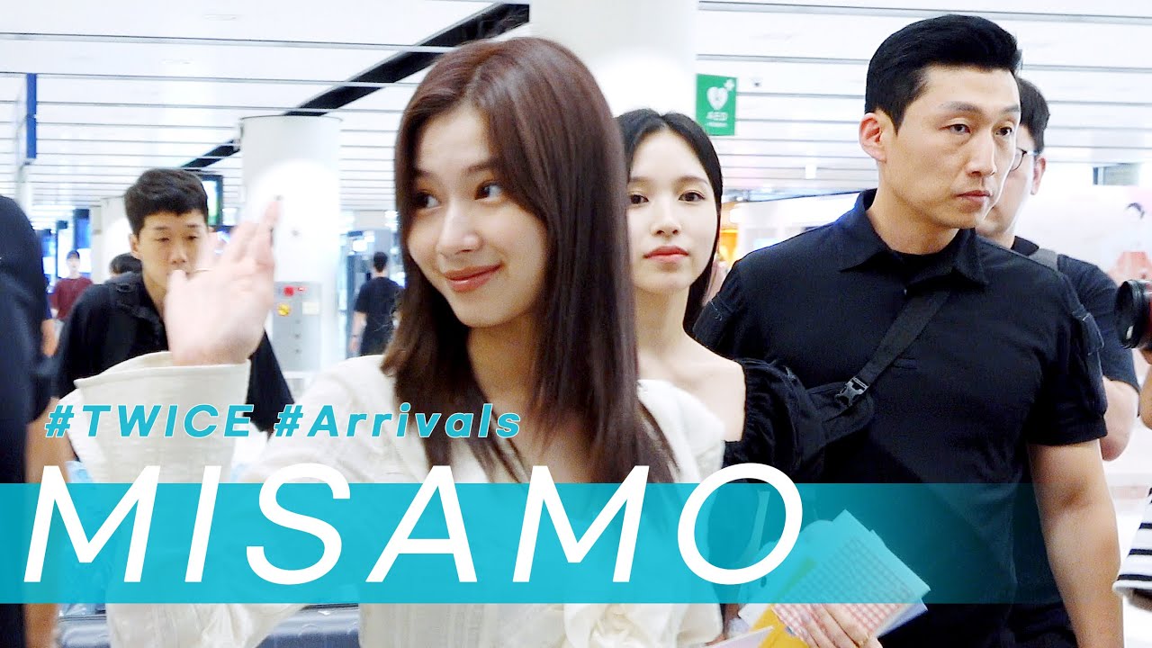 230820 TWICE(트와이스) 미사모 MISAMO MINA SANA 김포공항 입국 Arrival 4K