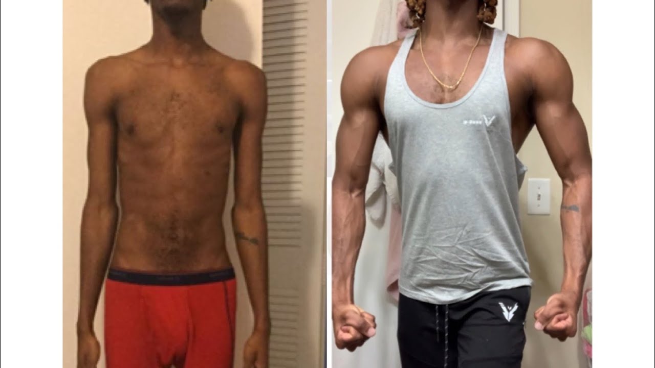 My body transformation ( ectomorph, from extremely skinny to muscle
