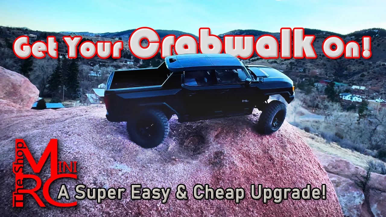 How to Make the FCX18 Hummer or LC80 4-Wheel Steer – Super Easy Mod! 🚙⚡