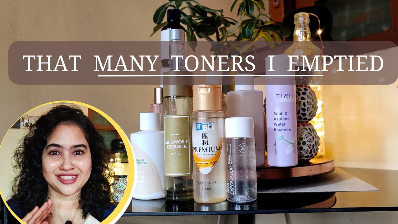 My Huge Korean & Indian Toner Empties || Toners & Essences || Skincare Hits & Fails :