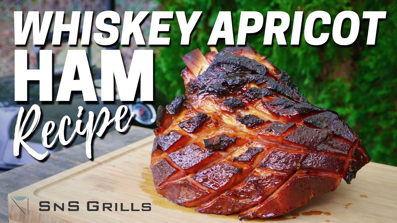 Whiskey Apricot Glazed Smoked Ham Recipe - Smoked Ham Recipes